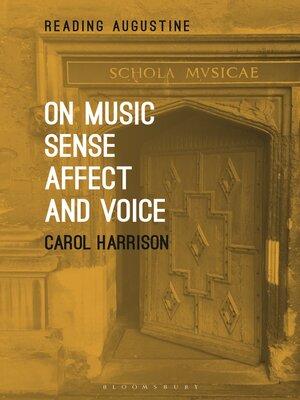 cover image of On Music, Sense, Affect and Voice